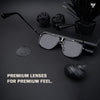 Black Polarized Wayfarer Sunglasses - PMG4141