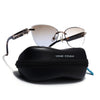 Rimless Photochromic Sunglasses for Men & Women (Yellow & Clear Lens | Golden Frame - MG7805)