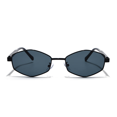 Draven | Black Hexagonal Sunglasses | MG7846