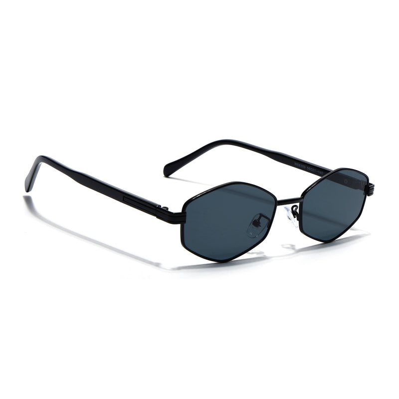 Draven | Black Hexagonal Sunglasses | MG7846