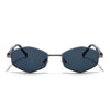 Draven | Silver Hexagonal Sunglasses | MG7847