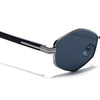 Draven | Silver Hexagonal Sunglasses | MG7847