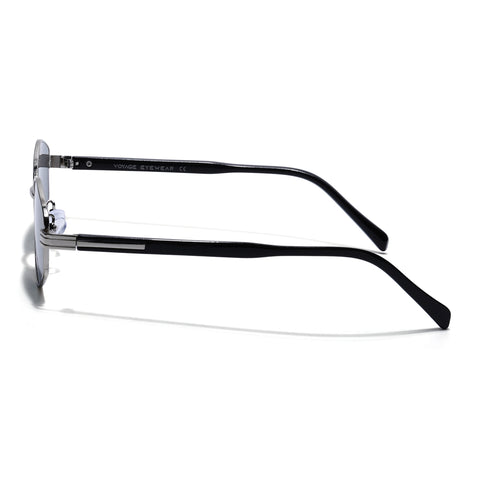 Draven | Silver Hexagonal Sunglasses | MG7847