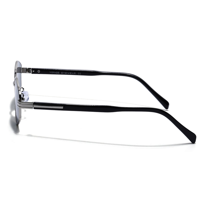 Draven | Silver Hexagonal Sunglasses | MG7847