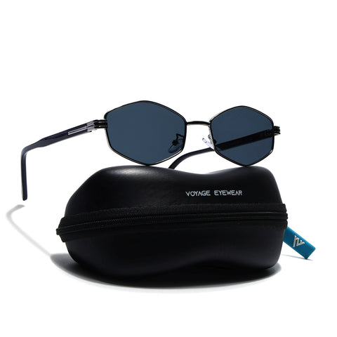 Draven | Silver Hexagonal Sunglasses | MG7847