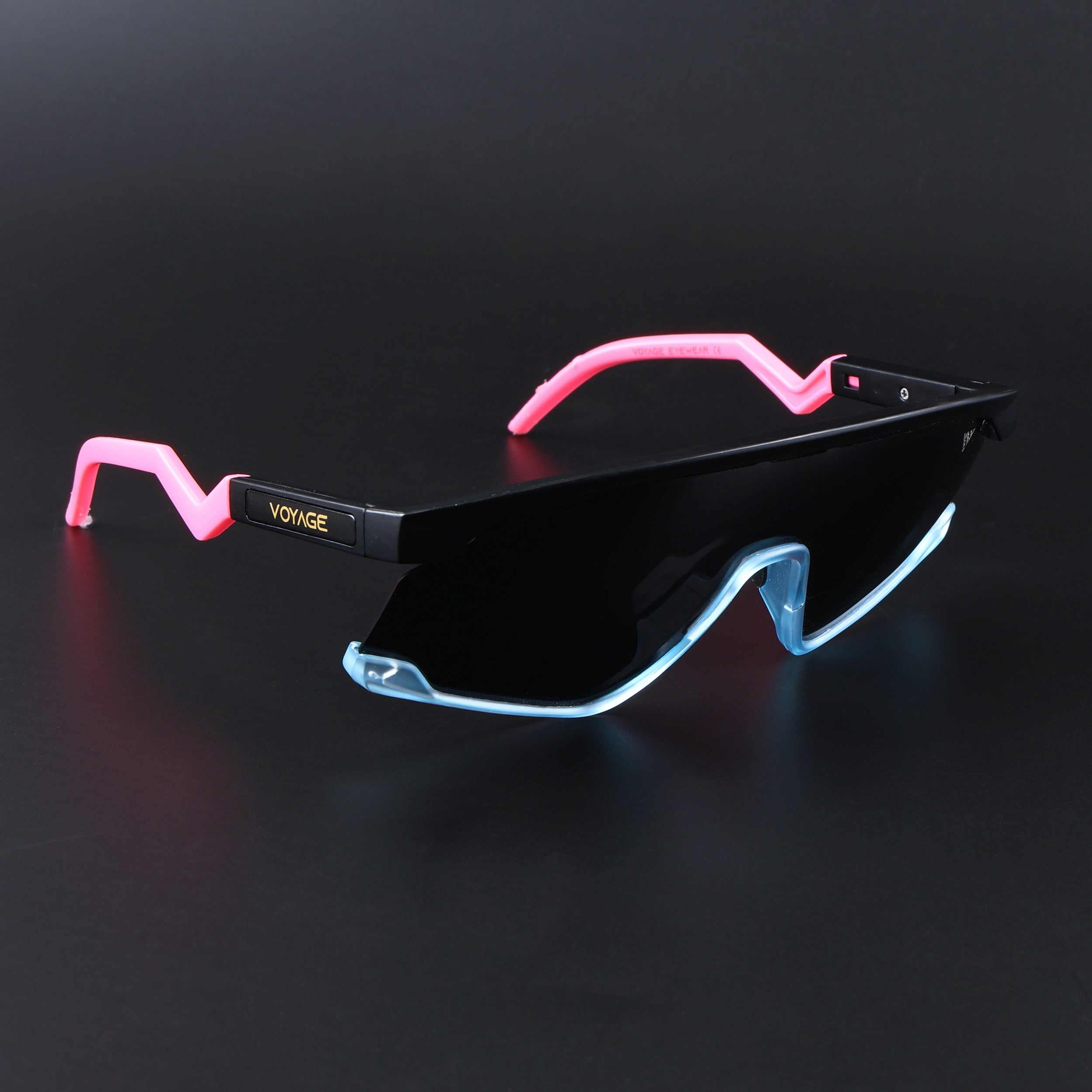 Drift Z | Black & Blue Polarized Sunglasses (Black Lens - PMG7037)