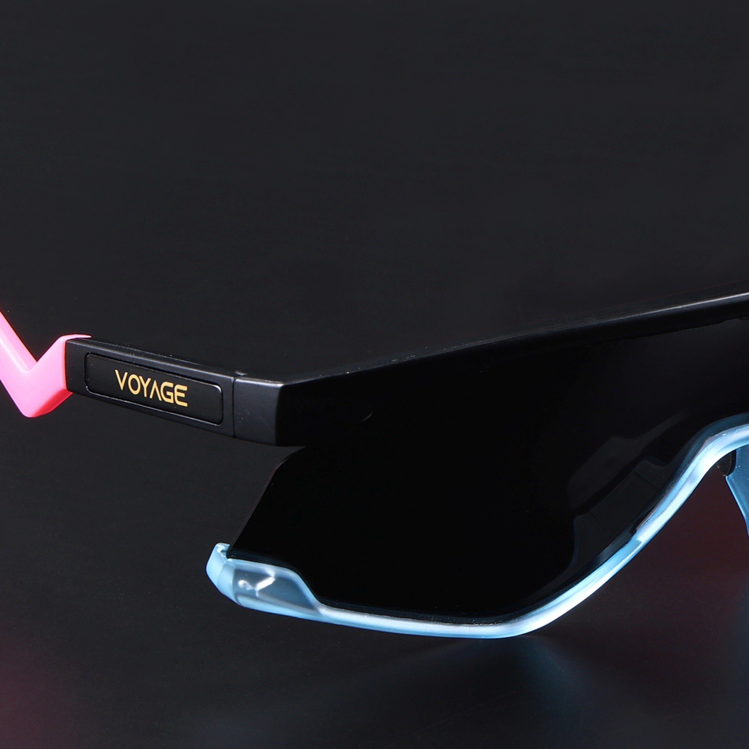 Drift Z | Black & Blue Polarized Sunglasses (Black Lens - PMG7037)