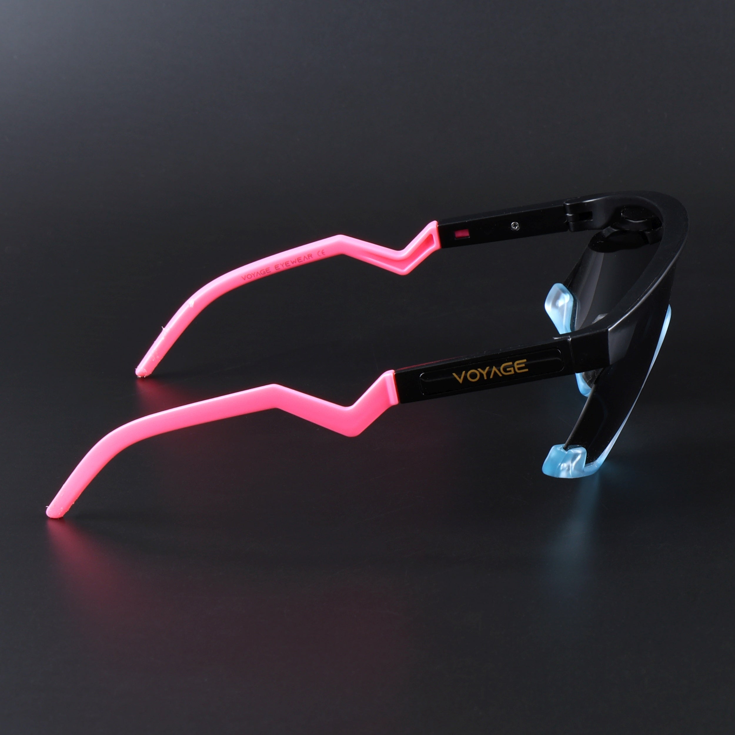 Drift Z | Black & Blue Polarized Sunglasses (Black Lens - PMG7037)