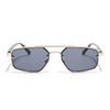 JetSet | Golden Rectangle Sunglasses for Men & Women | Black Lens  - MG6840