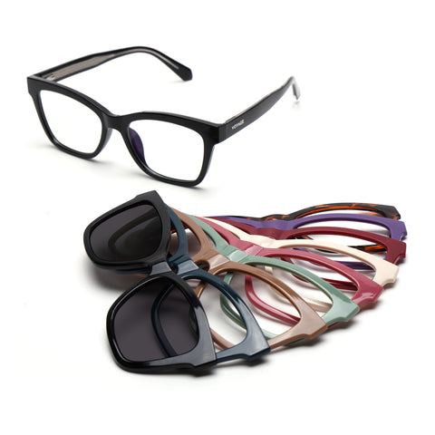 VueMe Clip-On | Cateye Eyeglasses | MG7585-C1
