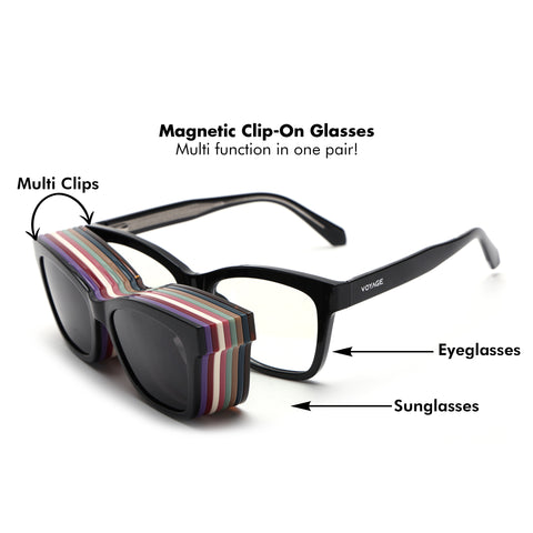 VueMe Clip-On | Cateye Eyeglasses | MG7585-C1