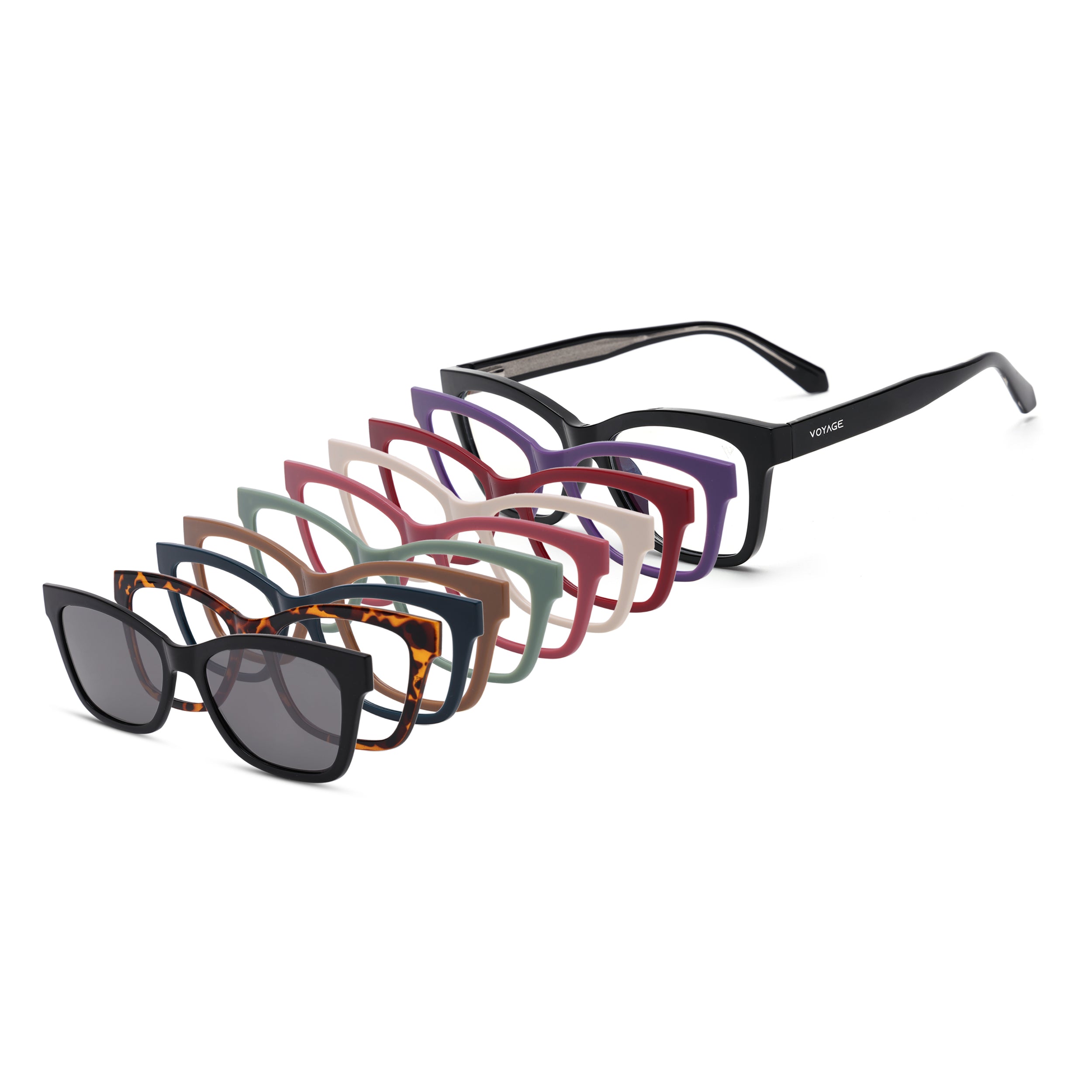 VueMe Clip-On | Cateye Eyeglasses | MG7585-C1