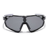 Wrap Around Polarized Sunglasses for Kids (Black Lens | Black Frame - SLPMG7197)