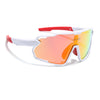 Wrap Around Polarized Sunglasses for Kids (Multicolor Lens | White Frame - SLPMG7201)