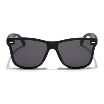 Mooze | Matte Black Polarized Wayfarer Sunglasses | PMG3977