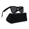 Mooze | Matte Black Polarized Wayfarer Sunglasses | PMG3977