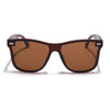 Mooze | Brown Polarized Wayfarer Sunglasses | PMG3978