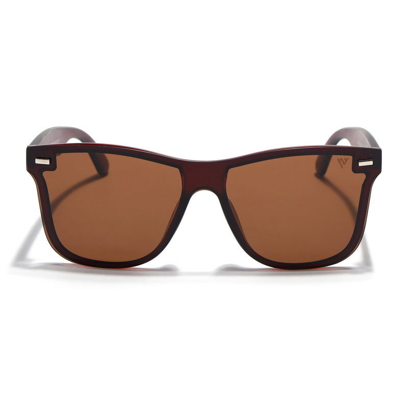 Mooze | Brown Polarized Wayfarer Sunglasses | PMG3978