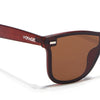 Mooze | Brown Polarized Wayfarer Sunglasses | PMG3978