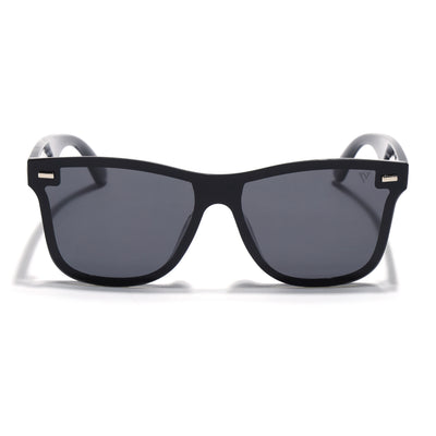 Mooze | Shine Black Polarized Wayfarer Sunglasses | PMG3979