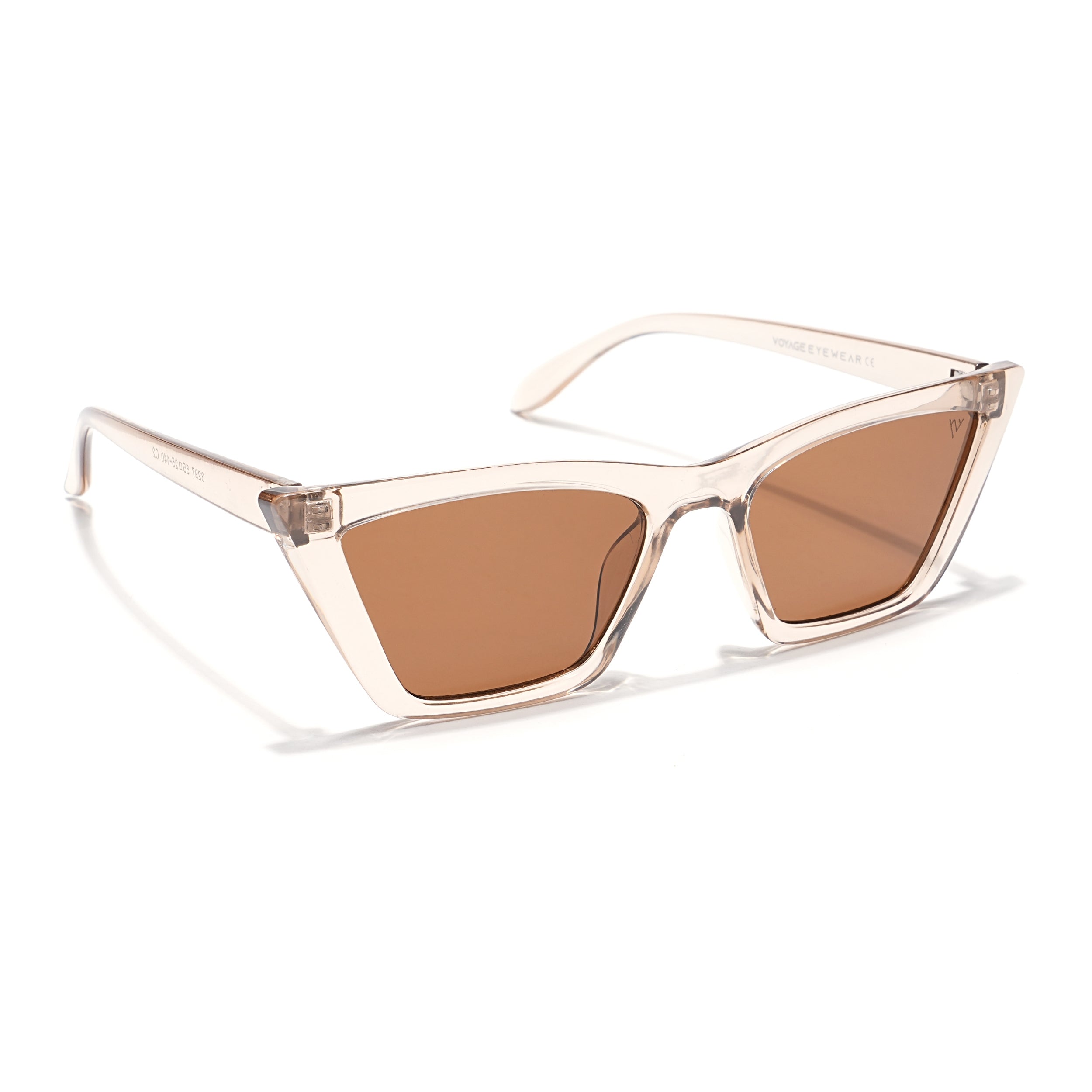 Velari | Light Brown Cateye Sunglasses MG3297