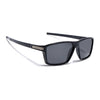 Jaxor | Shine Black & Silver Polarized Rectangle Sunglasses - PMG3968