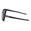 Jaxor | Shine Black & Silver Polarized Rectangle Sunglasses - PMG3968