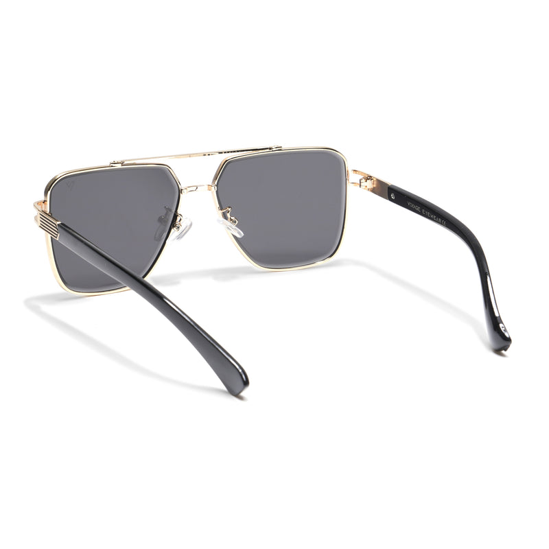 Wayfarer Sunglasses (Grey Lens | Golden Frame - MG5234)