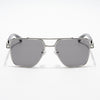 Wayfarer Sunglasses (Grey Lens | Silver Frame - MG5235)