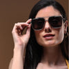Wayfarer Sunglasses (Grey Lens | Silver Frame - MG5235)