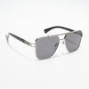 Wayfarer Sunglasses (Grey Lens | Silver Frame - MG5235)