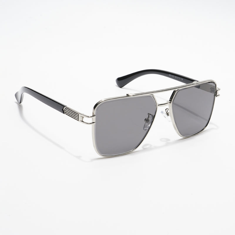 Wayfarer Sunglasses (Grey Lens | Silver Frame - MG5235)