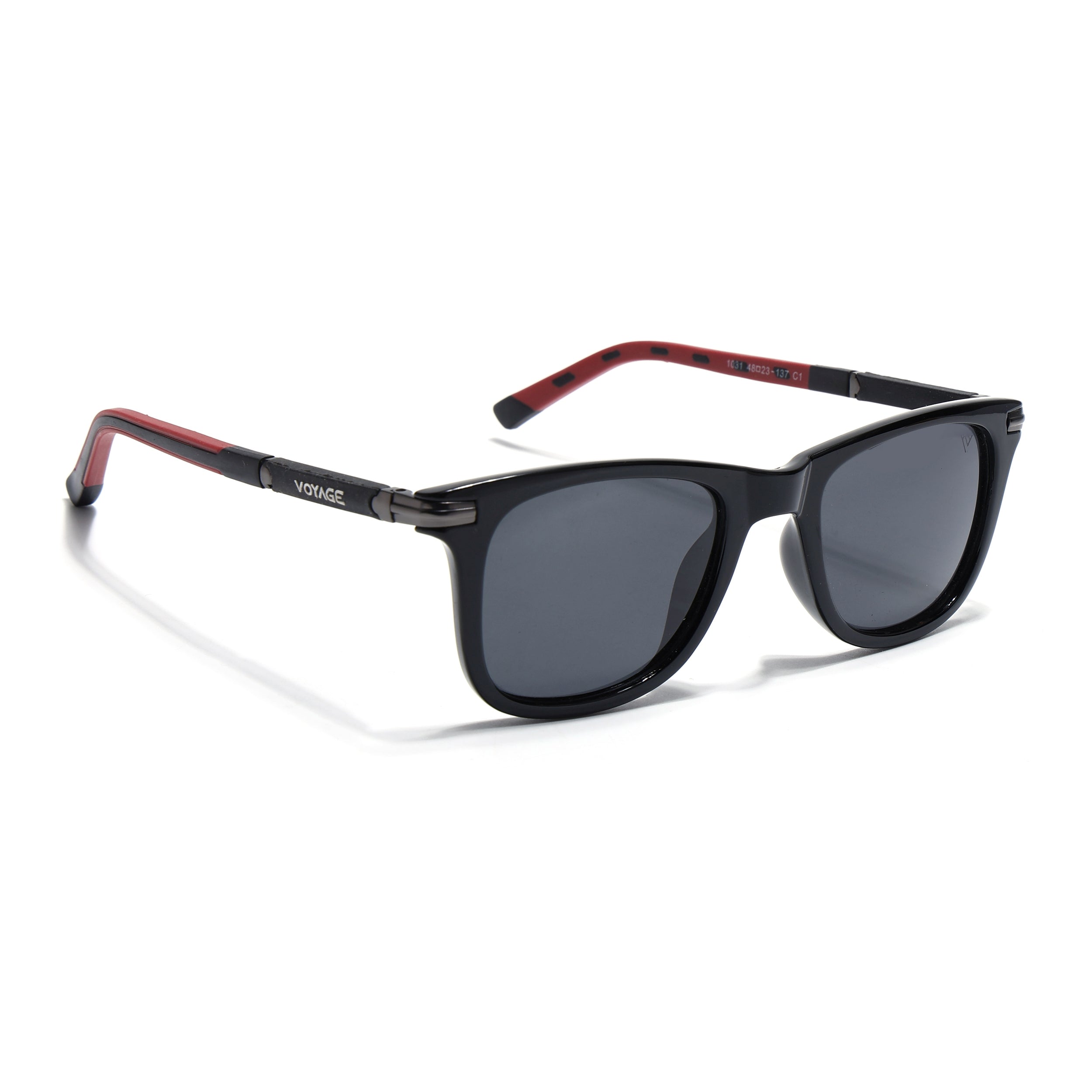 Ranger | Black Polarized Wayfarer Sunglasses - PMG3966