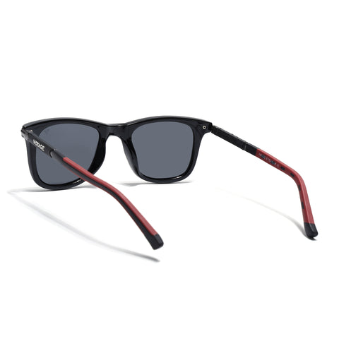 Ranger | Black Polarized Wayfarer Sunglasses - PMG3966