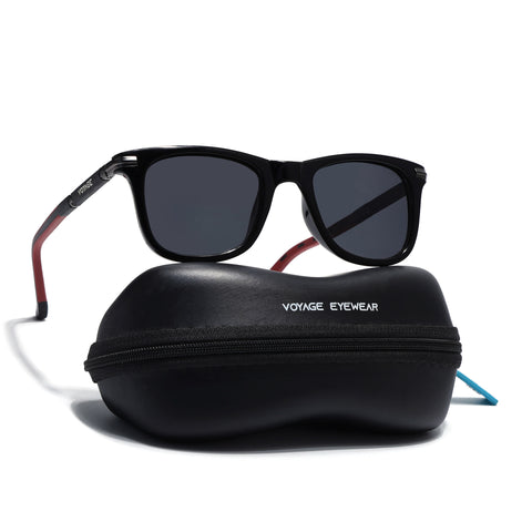 Ranger | Black Polarized Wayfarer Sunglasses - PMG3966