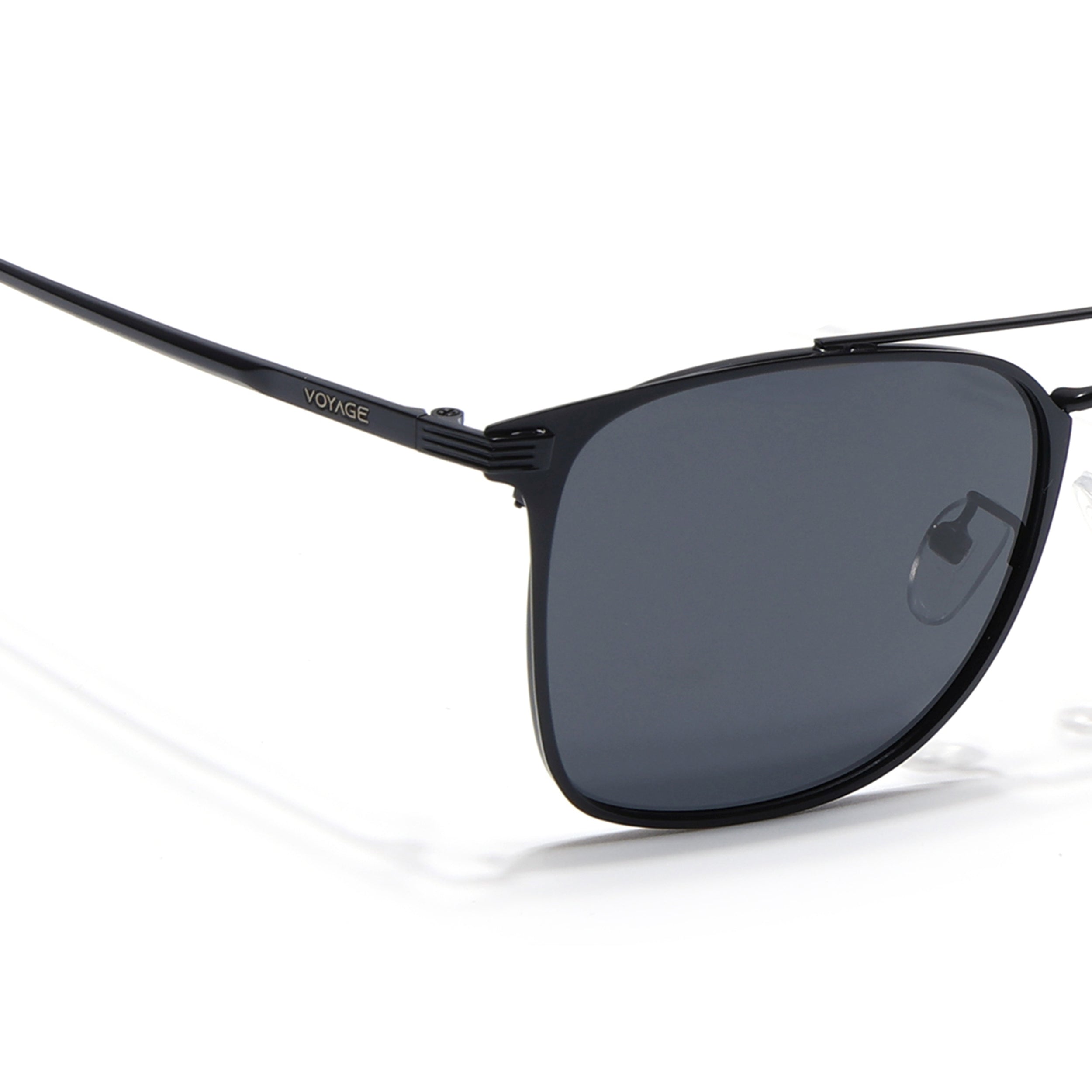 The Fiero | Wayfarer Polarized Sunglasses (Black Lens | Black Frame - PMG4981)