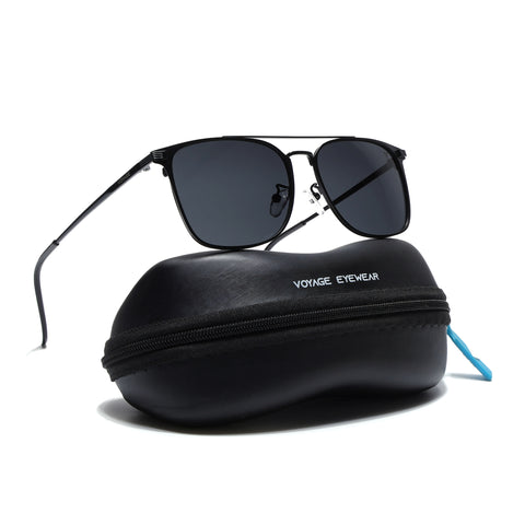 Wayfarer Polarized Sunglasses (Black Lens | Black Frame - PMG4984)
