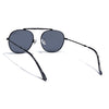 Twist | Black Polarized Round Sunglasses - PMG4145