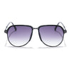 Voyage Select Aviator Sunglasses (Grey & Clear Lens | Black Frame - SLMG6118)