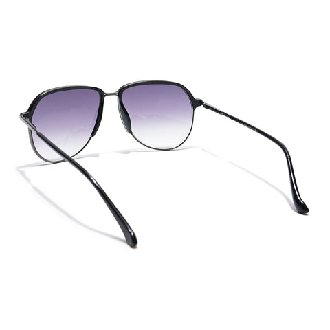 Voyage Select Aviator Sunglasses (Grey & Clear Lens | Black & Grey Frame - SLMG6119)