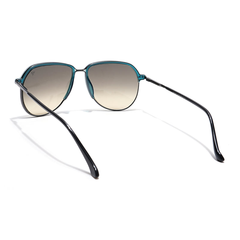 Voyage Select Aviator Sunglasses (Grey & Light Brown Lens | Blue & Grey Frame - SLMG6120)