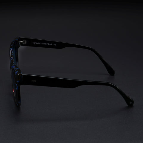 Voyage Select Wayfarer Sunglasses (Grey Lens | Brown & Blue Frame - SLPMG5870)