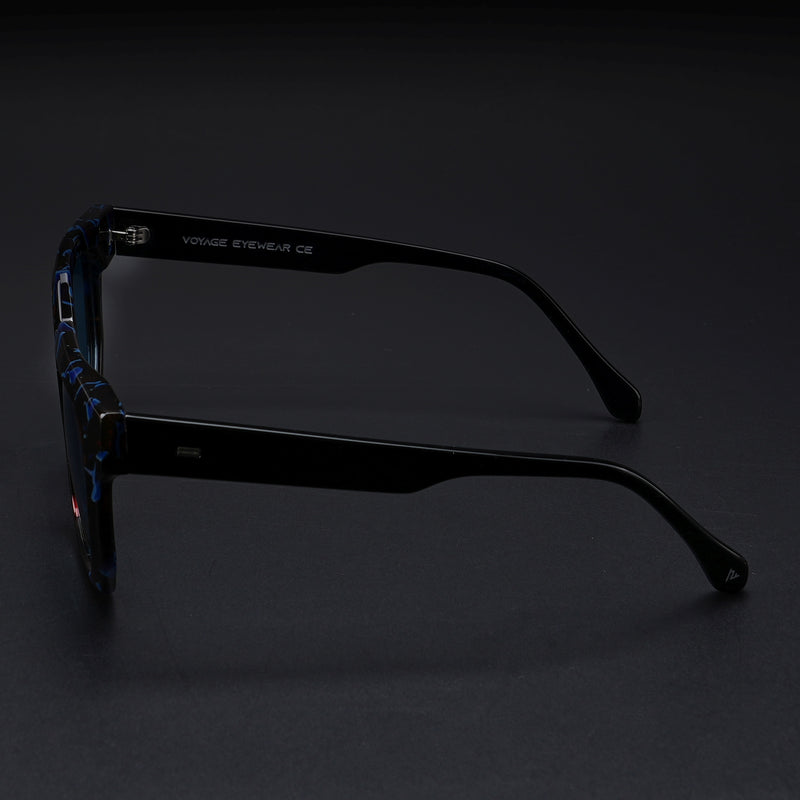 Voyage Select Wayfarer Sunglasses (Grey Lens | Brown & Blue Frame - SLPMG5870)