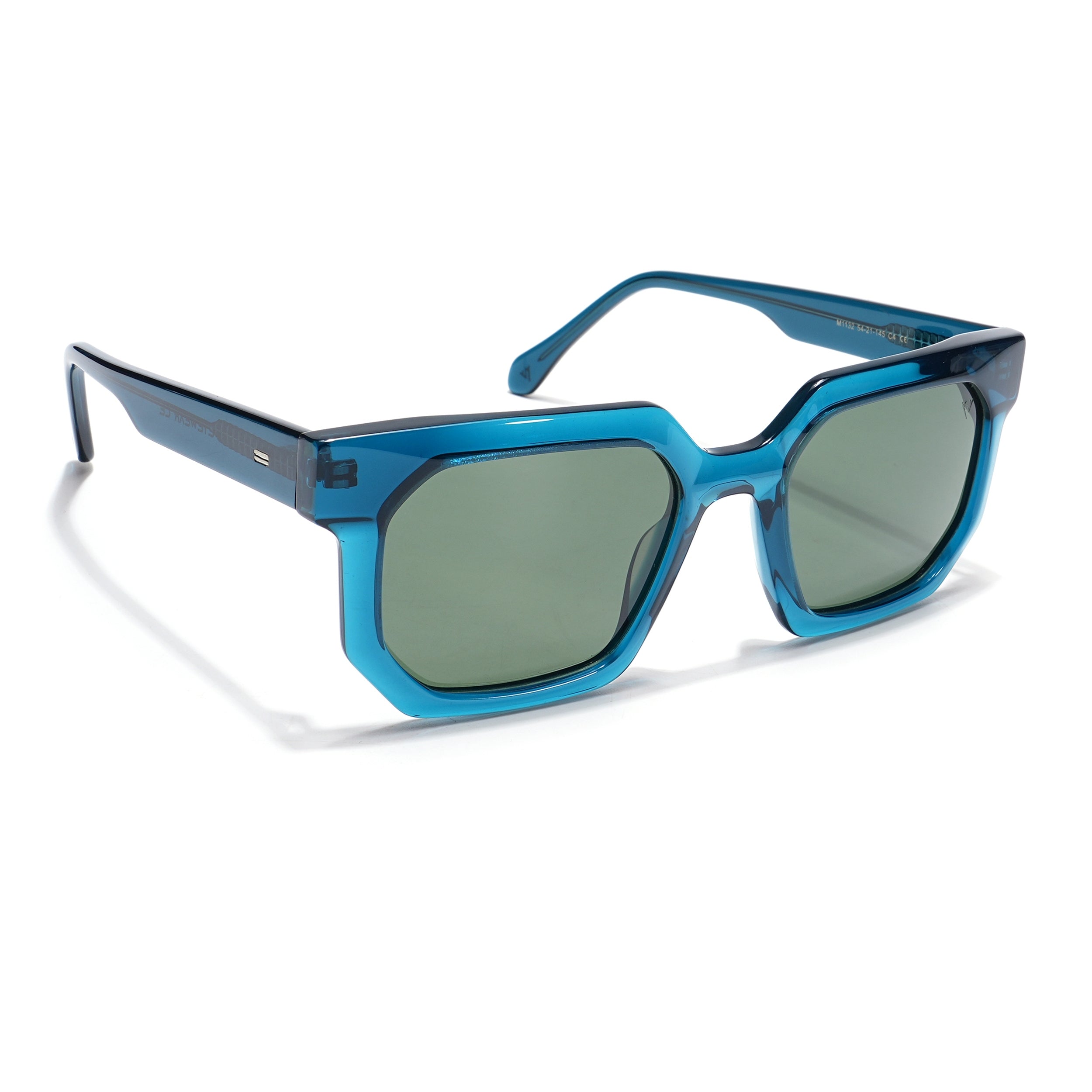 Voyage Select Wayfarer Sunglasses (Green Lens | Blue Frame - SLPMG5871)