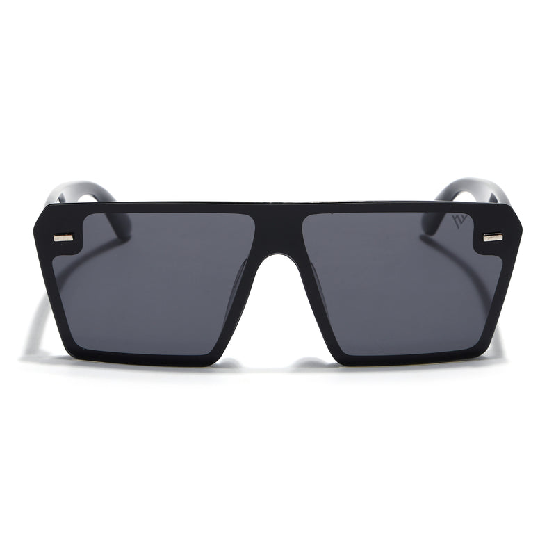illume | Shine Black Polarized Wayfarer Sunglasses - PMG3970