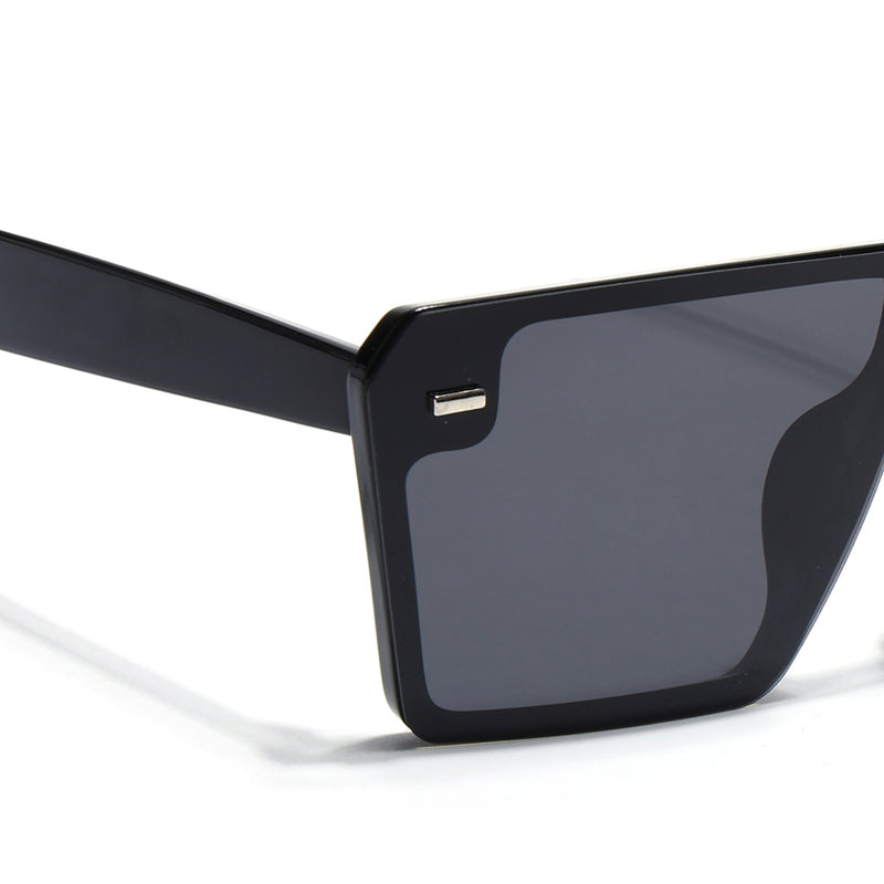 illume | Shine Black Polarized Wayfarer Sunglasses - PMG3970