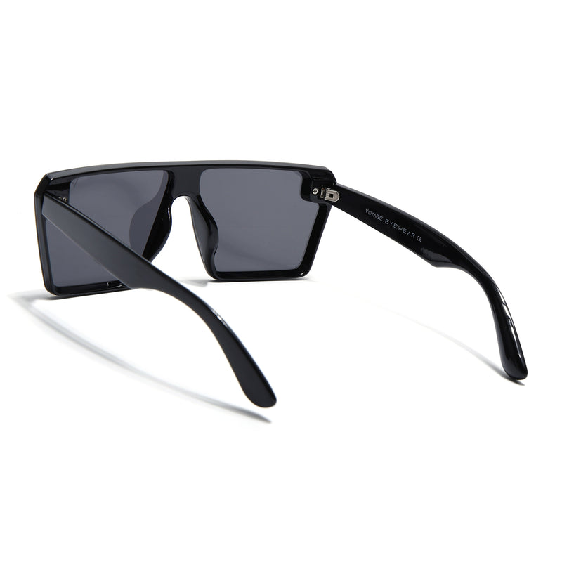 illume | Shine Black Polarized Wayfarer Sunglasses - PMG3970
