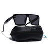 illume | Shine Black Polarized Wayfarer Sunglasses - PMG3970