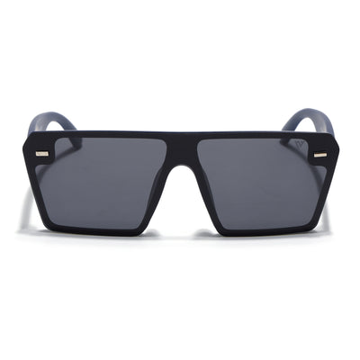 illume | Blue And Black Polarized Wayfarer Sunglasses - PMG3971