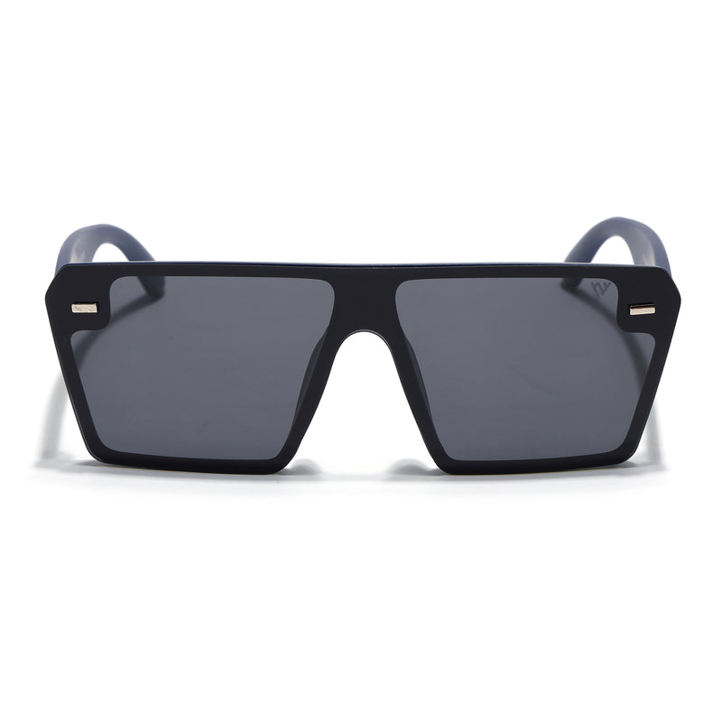 illume | Blue And Black Polarized Wayfarer Sunglasses - PMG3971